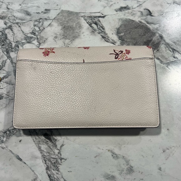 Coach Hayden Foldover Crossbody Clutch With Floral Bow Print 31587 - Picture 5 of 5
